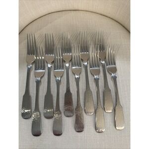 10 - Towle Hammersmith Stainless 18/10 Flatware Dinner Forks Germany
